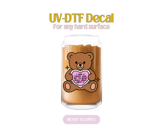 My Tummy Hurts UV-DTF Decal