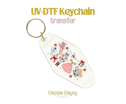 Nutcracker UV-DTF Keychain