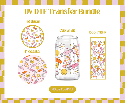 Orange Bookish UV-DTF Transfer Bundle