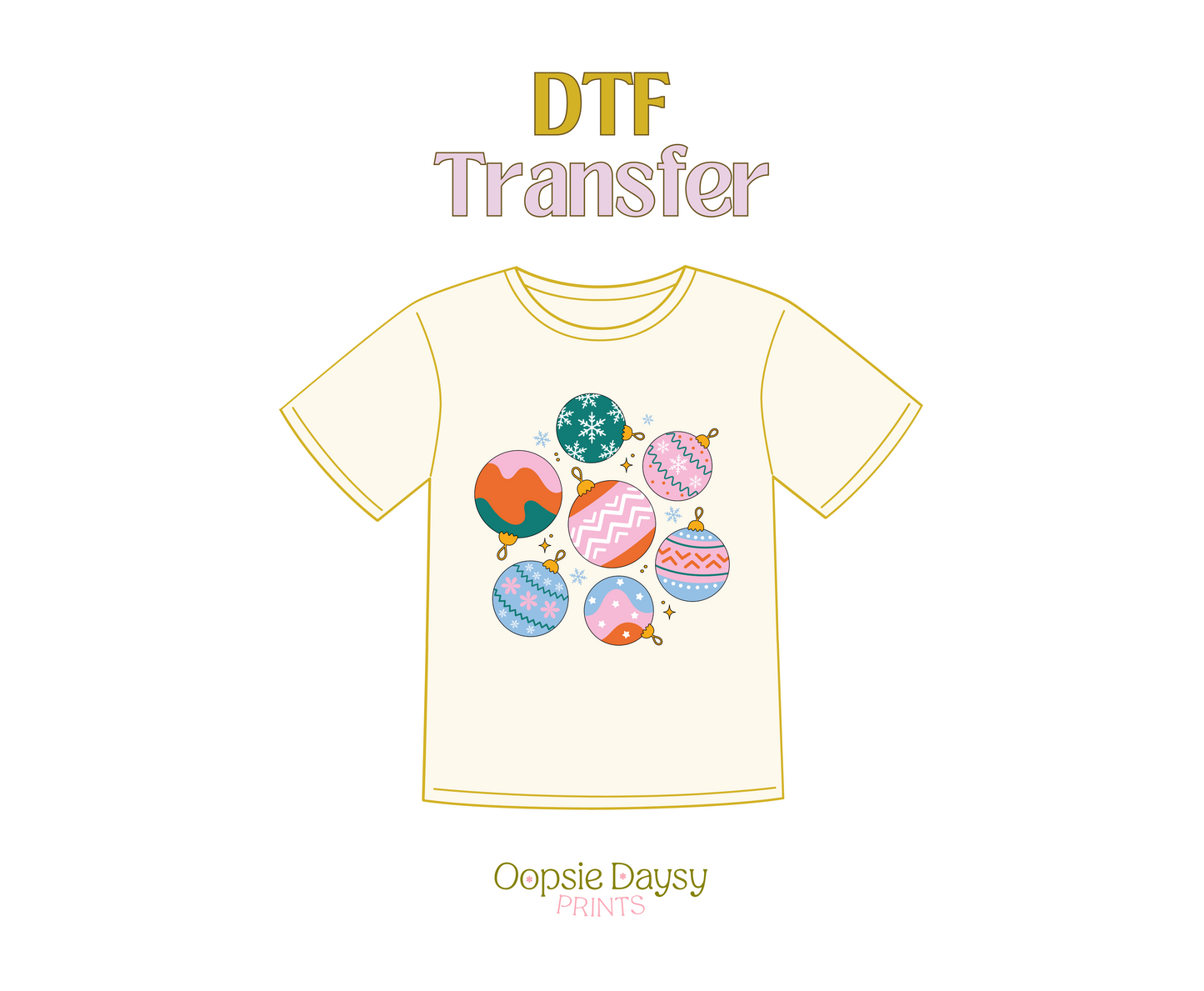 Ornaments Cuties DTF Transfer