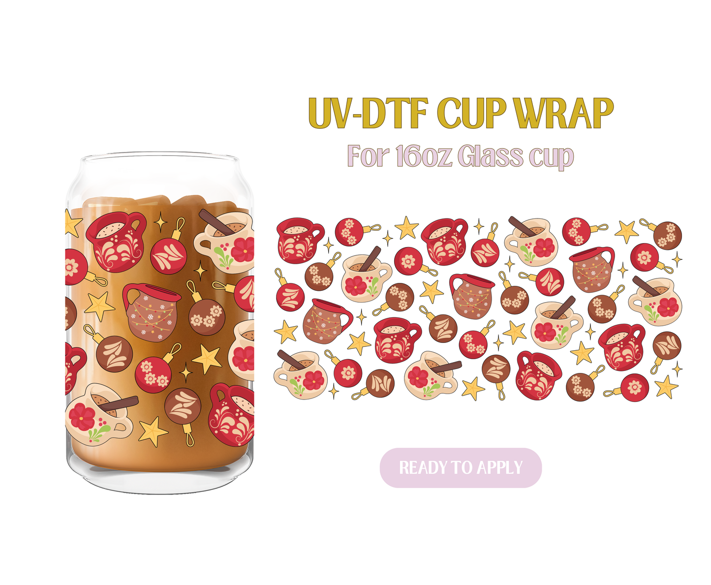 Ornaments & Jarros UV-DTF Wrap