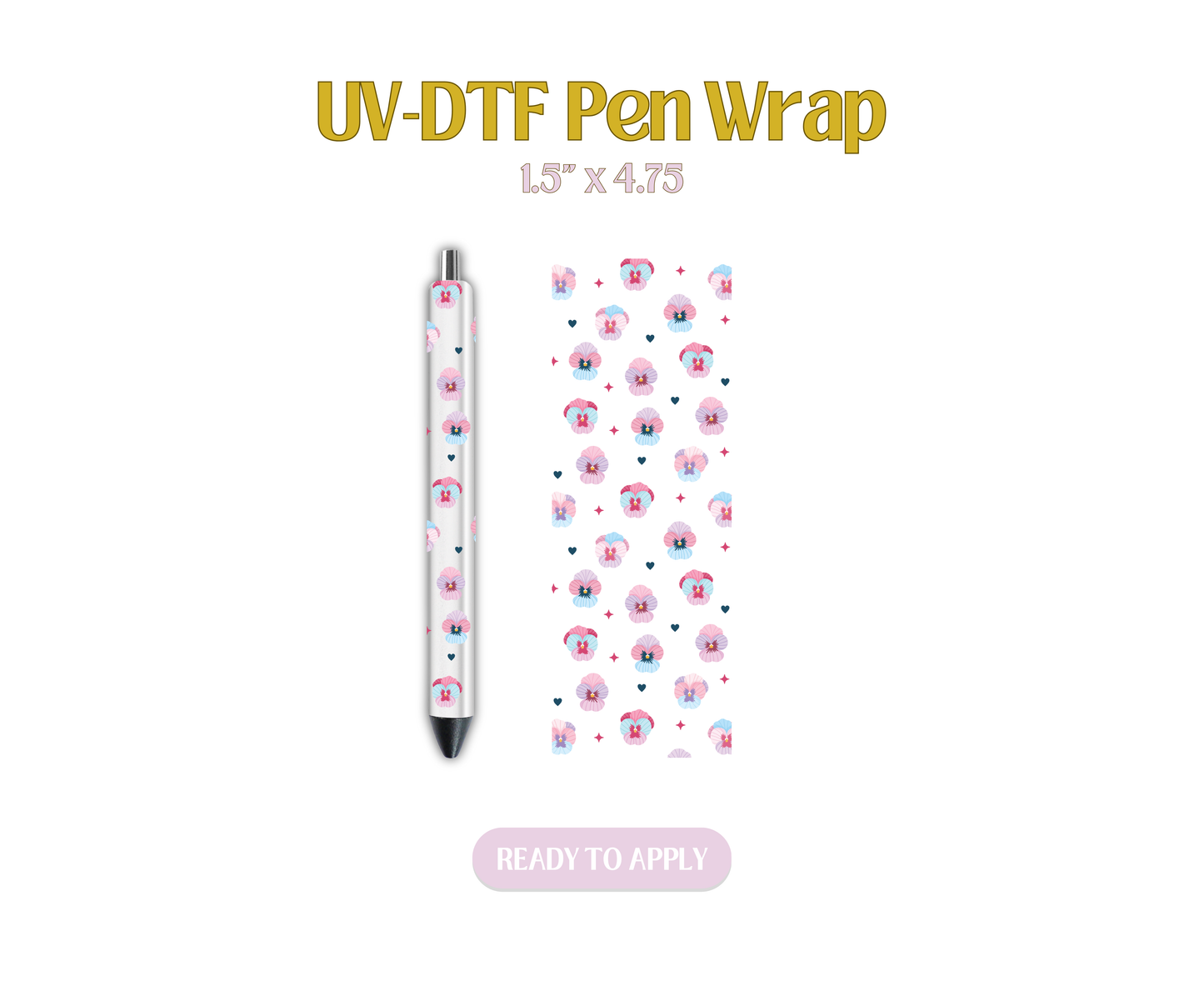 Pansy UV-DTF Pen Wraps