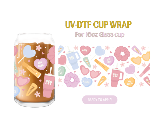 Pastel Girly Things UV-DTF Wrap