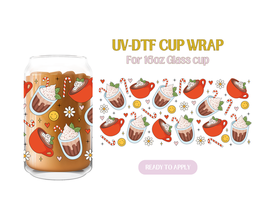 Peppermint Mocha UV-DTF Wrap