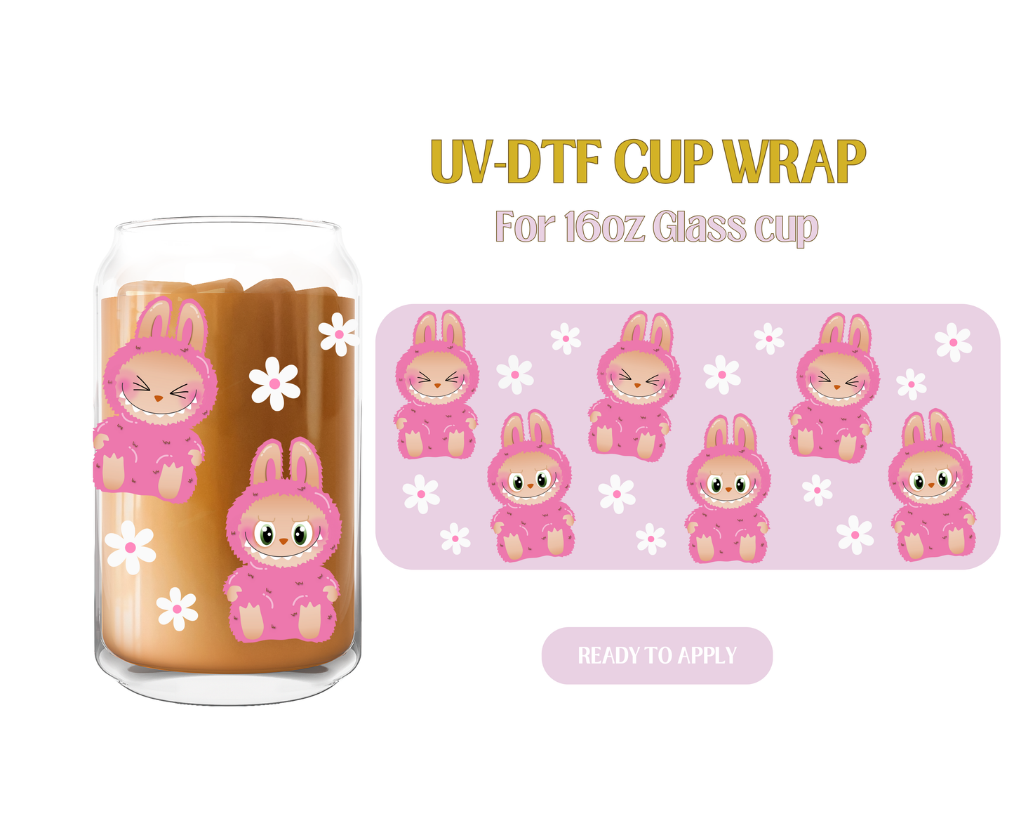 Pink Bubu UV-DTF Wrap