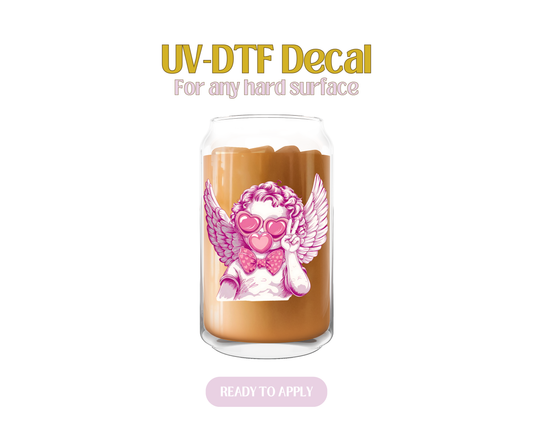 Pink Cupid UV-DTF Decal