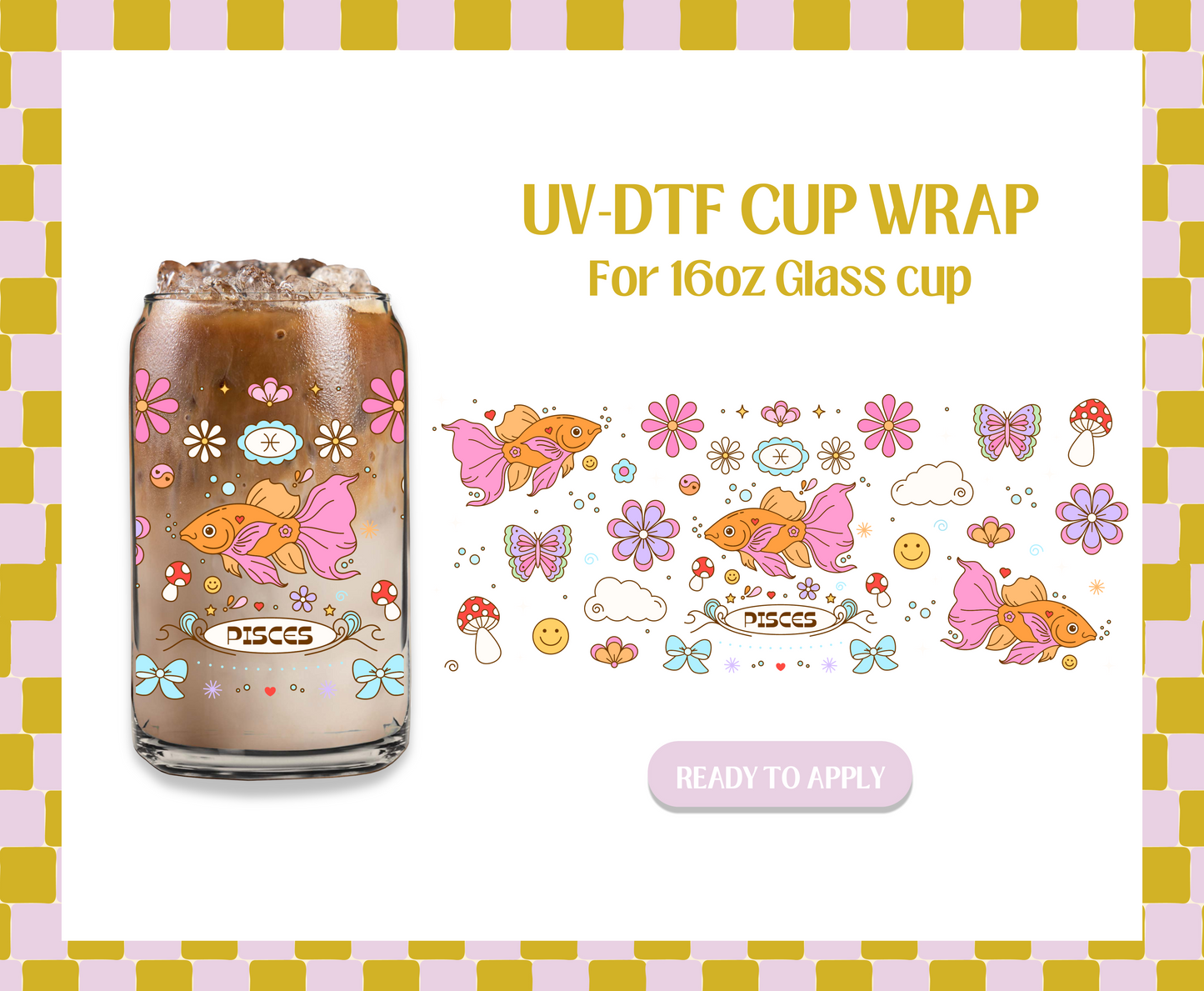 Pisces UV-DTF Wrap