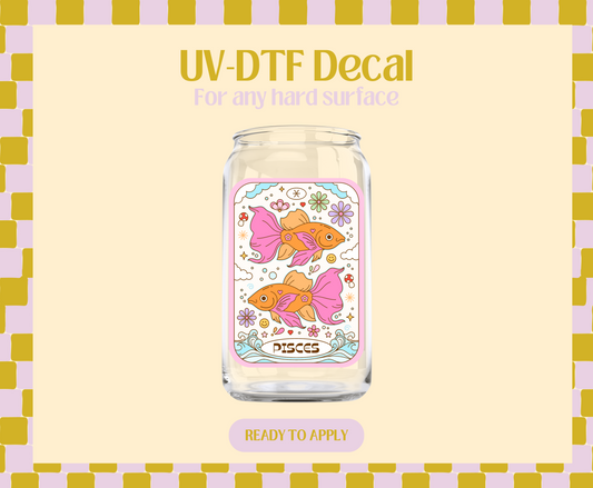 Pisces Tarot UV-DTF Decal