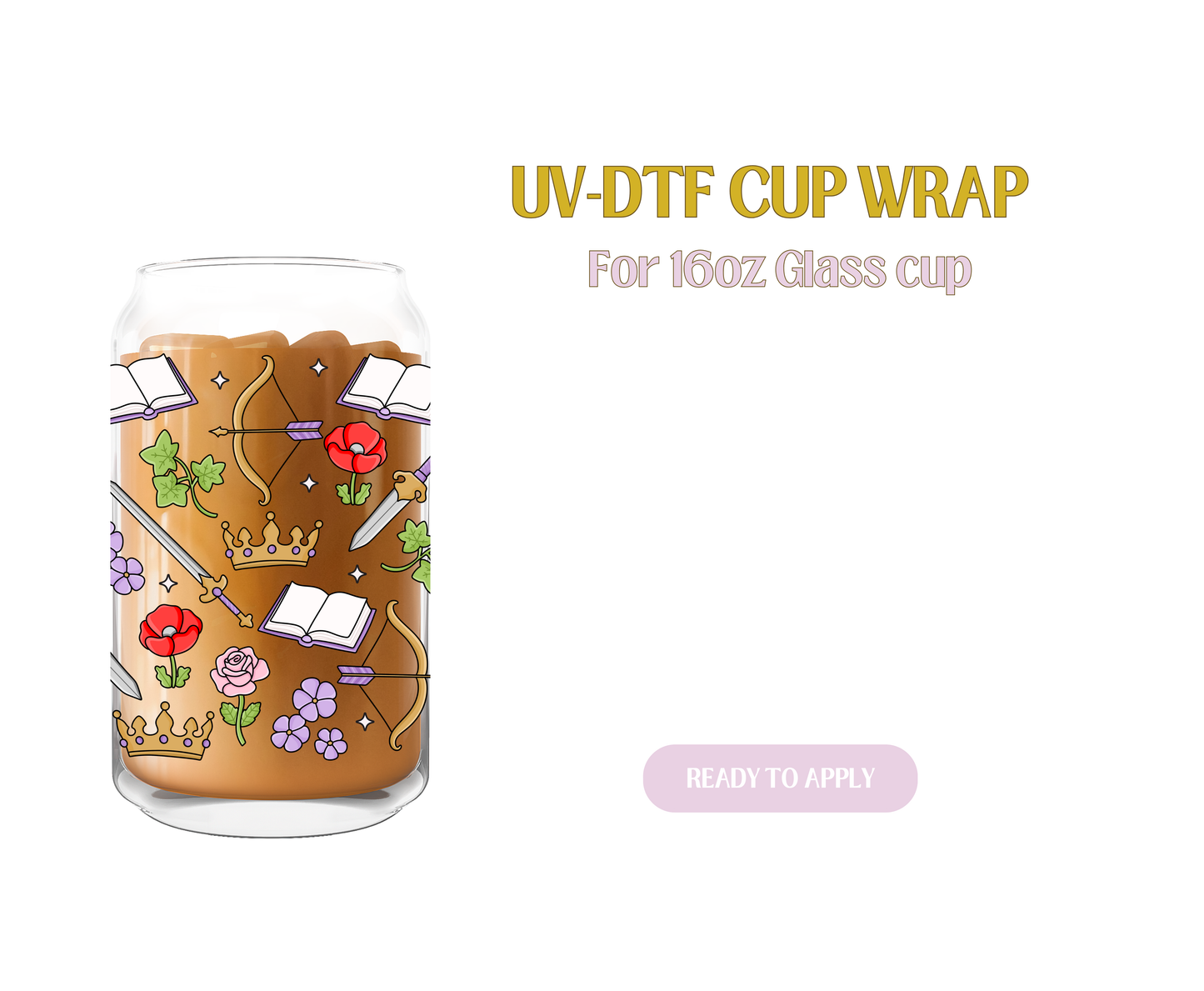 Powerless Bookish UV-DTF Wrap