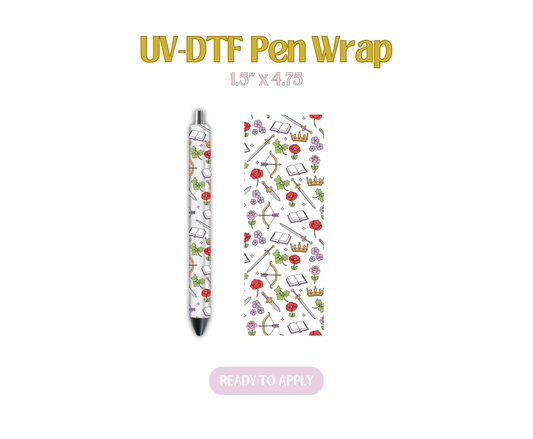 Powerless Bookish UV-DTF Pen Wraps