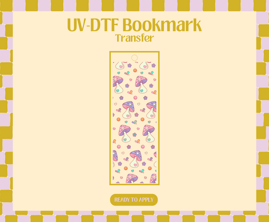 Purple Create Your Own Magic UV-DTF Bookmark