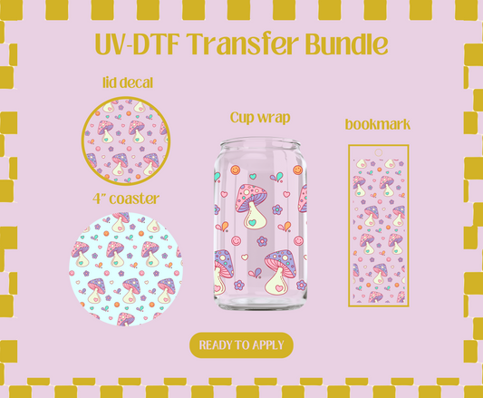 Purple Create your own magic UV-DTF Transfer Bundle