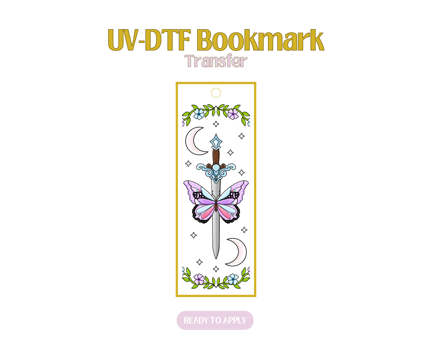 Quick Silver UV-DTF Bookmark