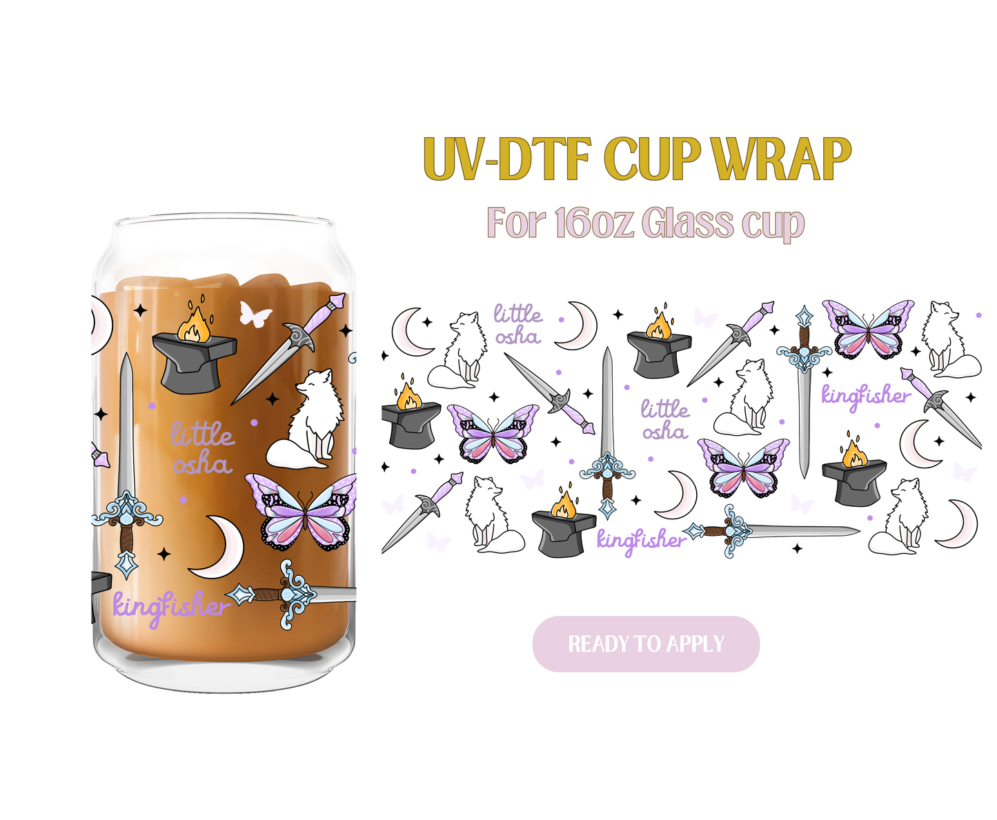 Quick Silver UV-DTF Wrap