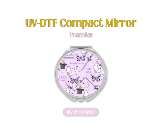 Quick Silver UV-DTF Compact Mirror