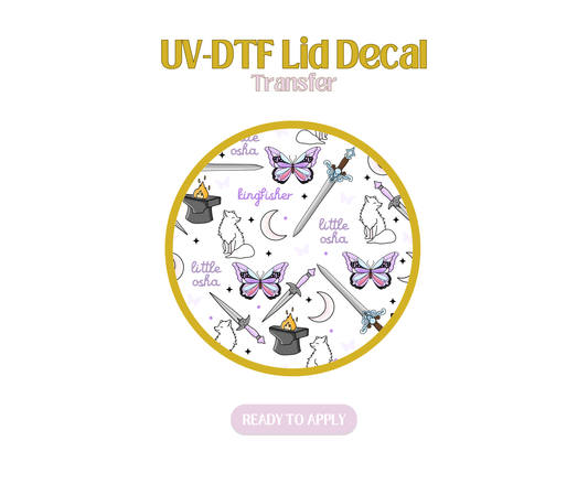 Quick Silver UV-DTF Lid Decal
