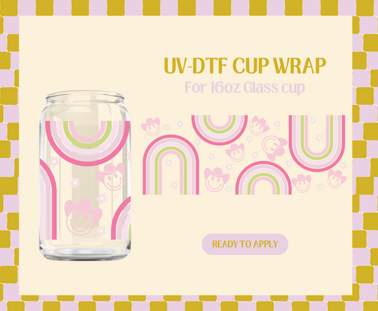 Rainbow Cowboy UV-DTF Wrap