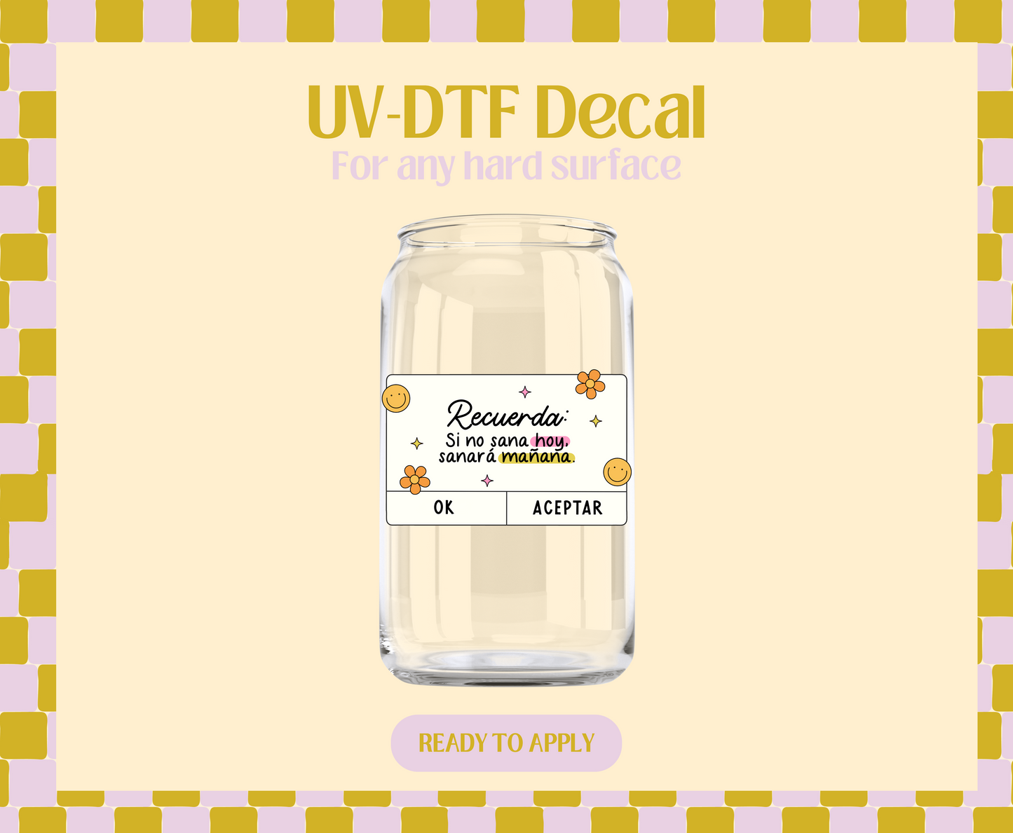 Recuerda UV-DTF Decal