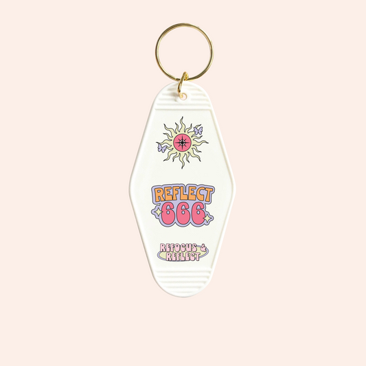 Reflect 666 UV-DTF Keychain