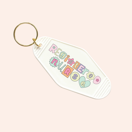 Registered Nurse UV-DTF Keychain