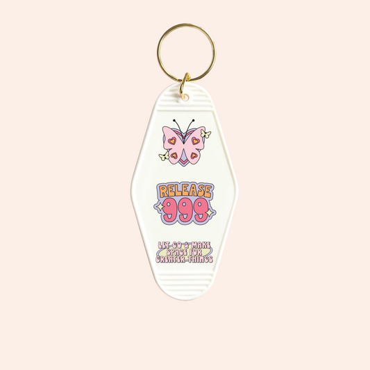 Release 999 UV-DTF Keychain