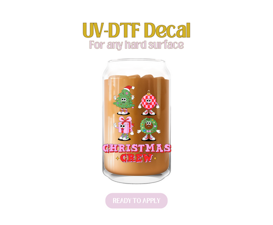 Retro Christmas Crew UV-DTF Decal