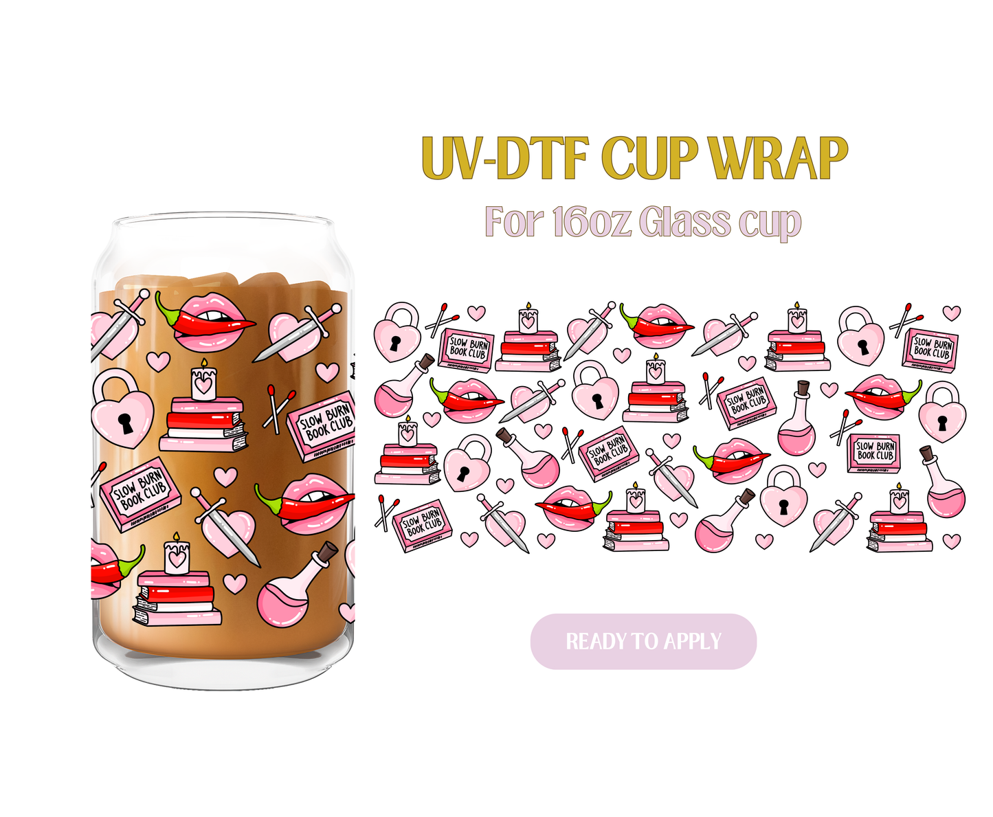 Romance Smut UV-DTF Wrap