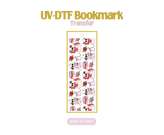 Romance Smut Ghosts UV-DTF Bookmark