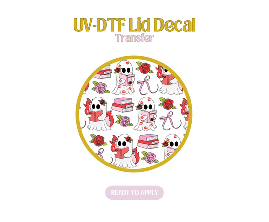 Romance Smut Ghosts UV-DTF Lid Decal