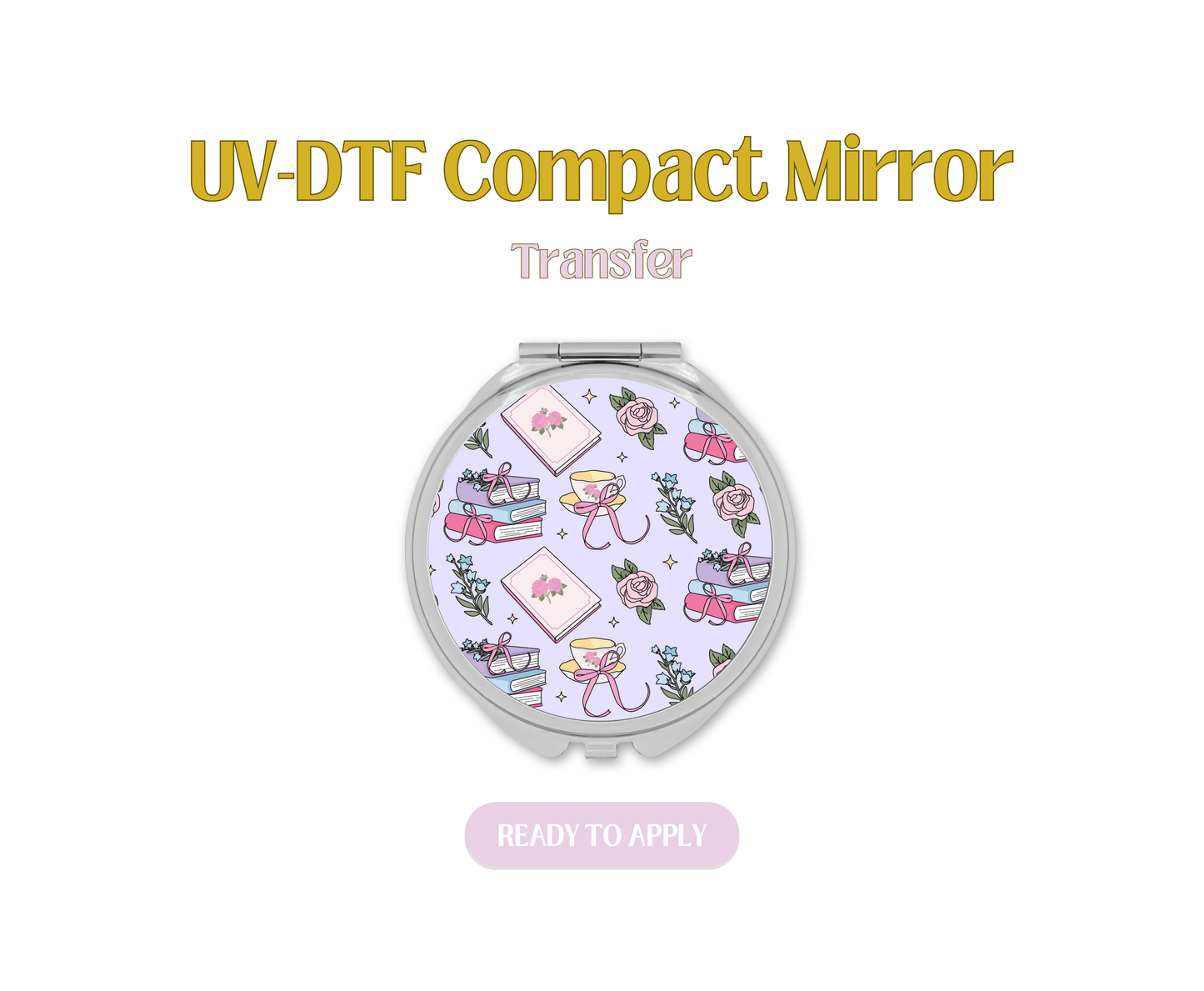 Romantasy Reader UV-DTF Compact Mirror