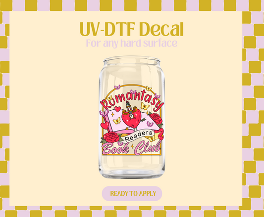 Romantasy Book Club UV-DTF Decal