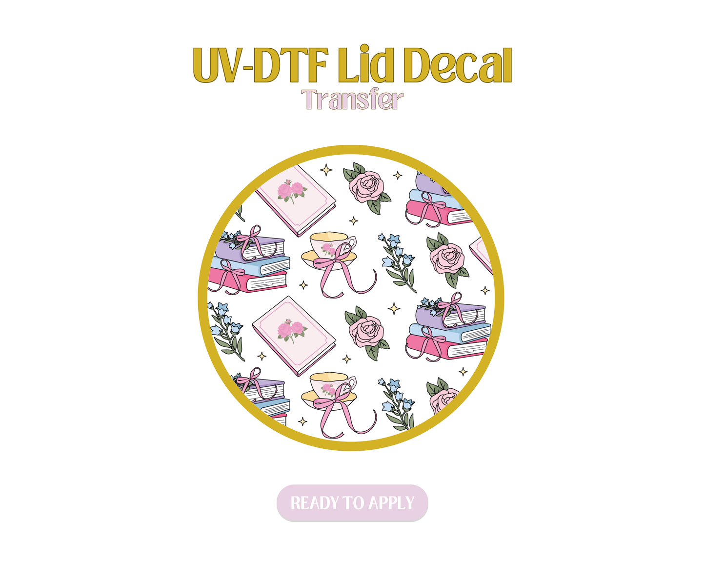 Romantasy Reader UV-DTF Lid Decal