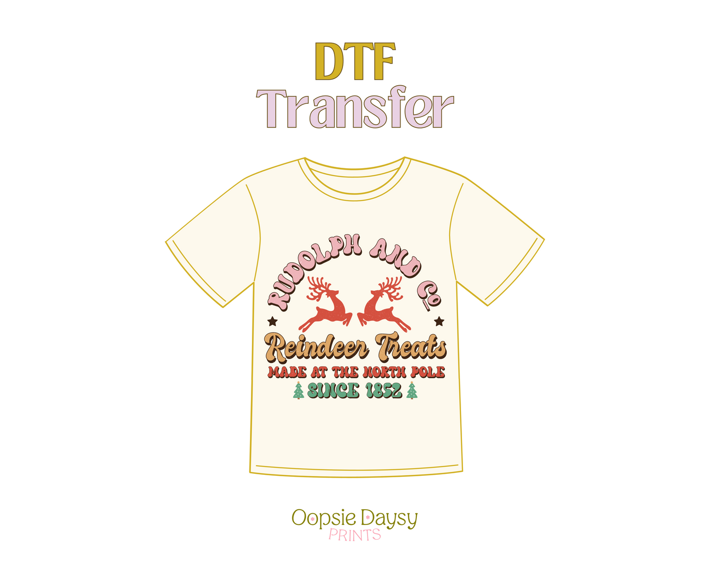 Rudolph and Co. DTF Transfer