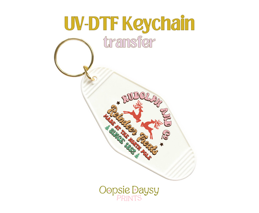 Rudolph and Co. UV-DTF Keychain