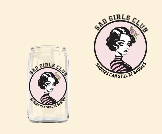 Sad girls club UV-DTF Decal