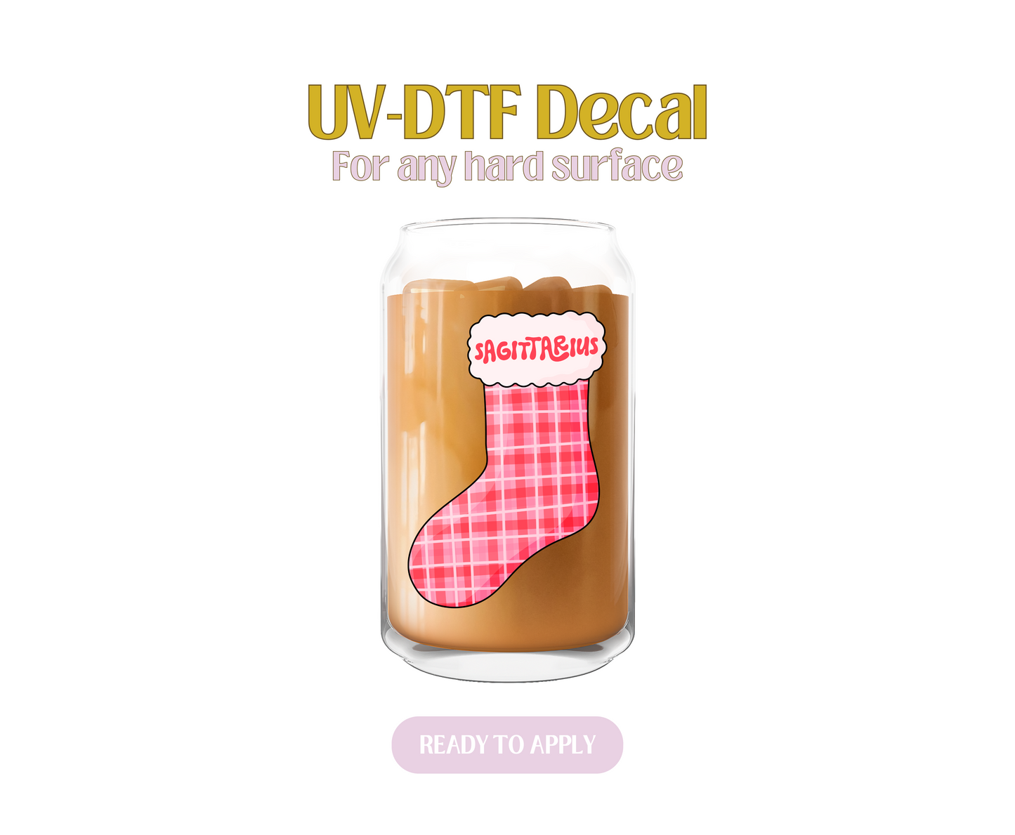 Sagittarius Stocking UV-DTF Decal