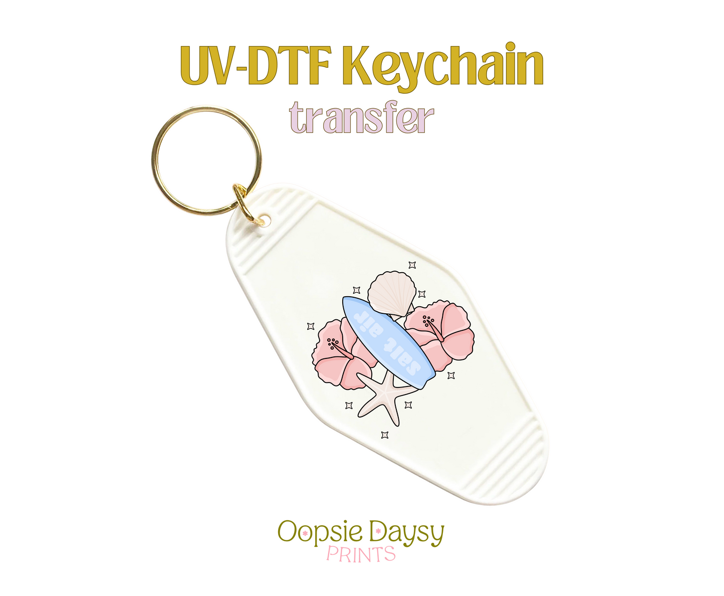 Salt Air UV-DTF Keychain