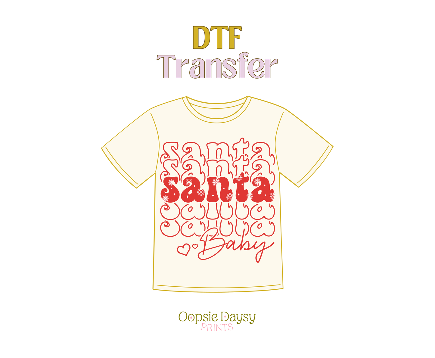 Santa Baby DTF Transfer