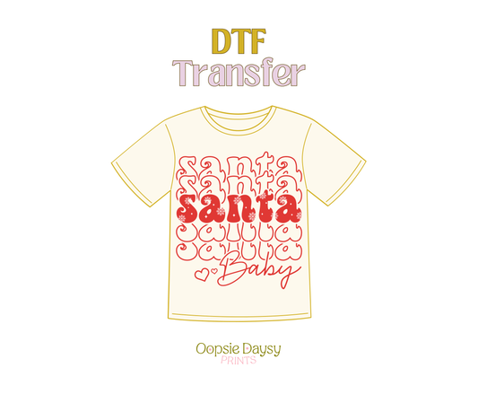 Santa Baby DTF Transfer