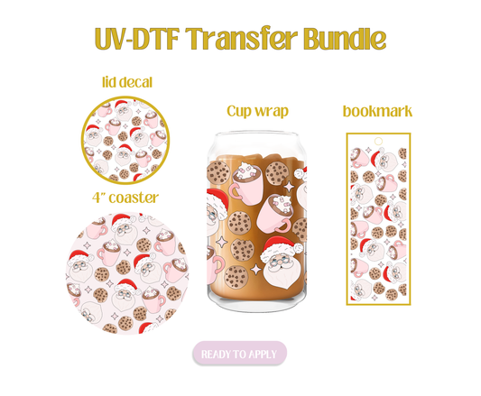 Santa Cookies UV-DTF Transfer Bundle