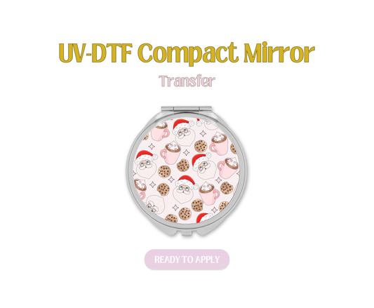 Santa Cookies UV-DTF Compact Mirror