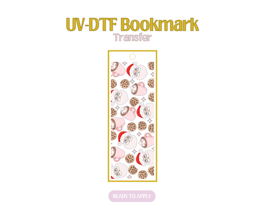 Santa Cookies UV-DTF Bookmark