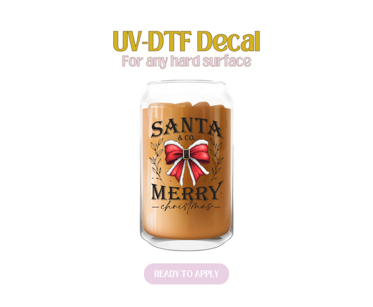 Santa & Co. Christmas UV-DTF Decal