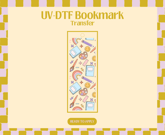 School UV-DTF Bookmark