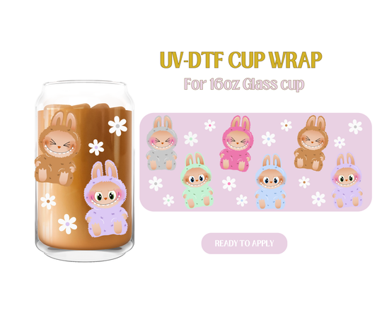 Seated Colorful Bubu UV-DTF Wrap