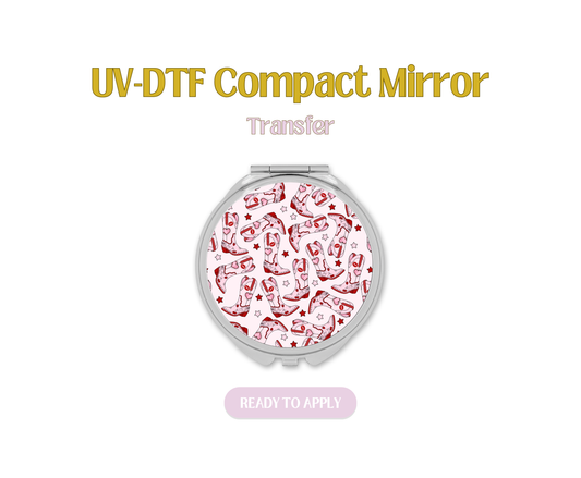 Short n Sweet Pink UV-DTF Compact Mirror