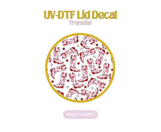 Short n Sweet Pink UV-DTF Lid Decal