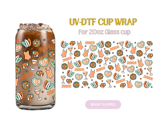 Showgirl 20oz UV-DTF Wrap