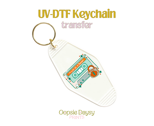 Showgirl Cassette UV-DTF Keychain