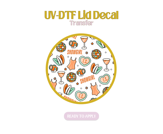 Showgirl UV-DTF Lid Decal